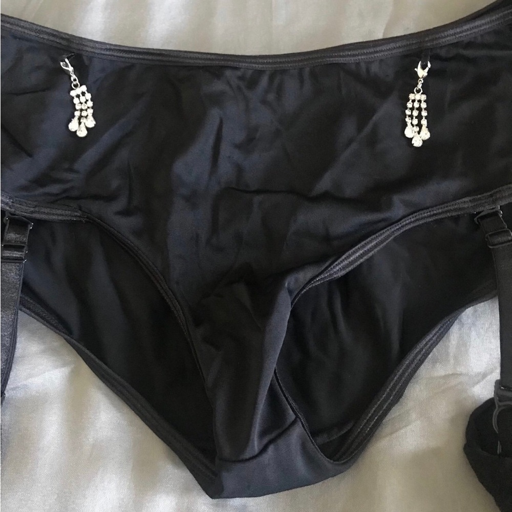 Ann Summers panties with attached stockings